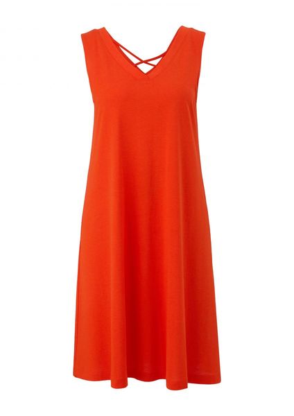 s.Oliver Red Label Jerseykleid aus Modalmix - orange (2550)