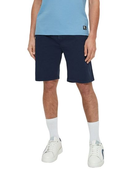 Q/S designed by Regular: Twill shorts - blue (5852)
