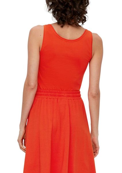 s.Oliver Red Label Stretch cotton vest top  - orange (2550)