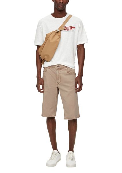s.Oliver Red Label Cotton stretch denim shorts   - brown (8411)