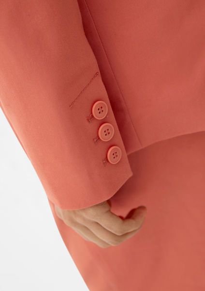 s.Oliver Red Label Cotton stretch blazer - orange (2711)