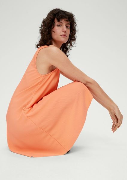 s.Oliver Red Label Kleid mit Plisseefalten - orange (2115)