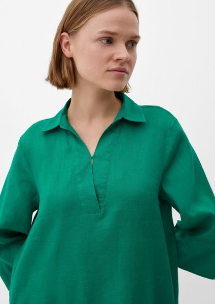 s.Oliver Red Label Robe chemise en lin - vert (7646)