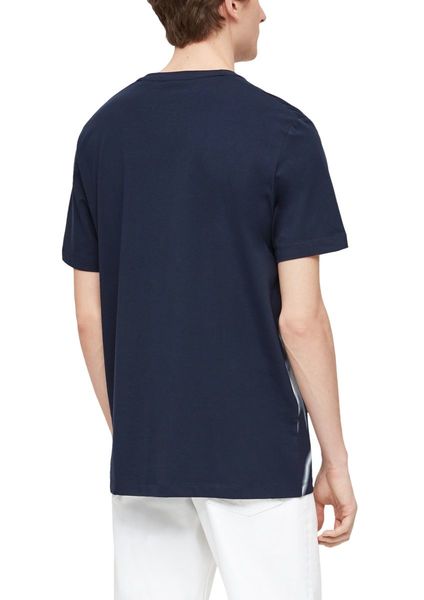 s.Oliver Red Label T-shirt with graphic print - blue (59F1)