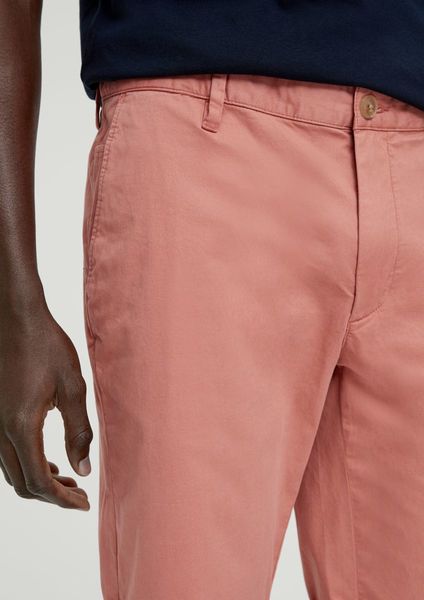 s.Oliver Red Label Austin: cotton stretch bermuda shorts - orange (2071)
