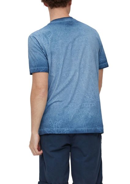 Q/S designed by Pure cotton t shirt - blue (58A0)