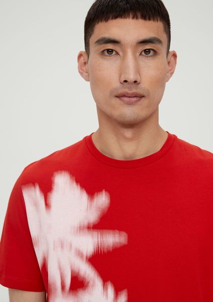 s.Oliver Red Label T-shirt avec motif graphique - rouge (30F1)
