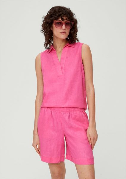 s.Oliver Red Label Shorts aus Leinen - pink (4426)