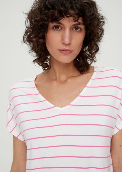 s.Oliver Red Label Viscose stretch t shirt - pink (44G0) - 40