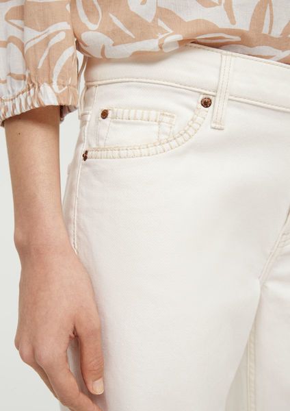 s.Oliver Red Label Regular : Jeans en coton stretch  - blanc (02Z8)