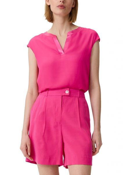 comma Fabric Mix Blouse shirt - pink (4462)