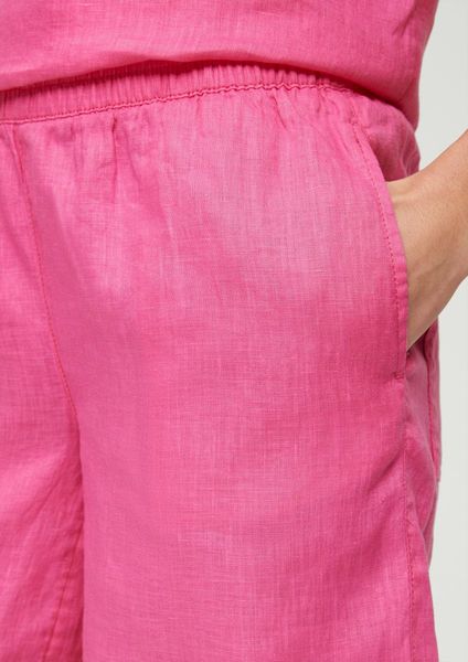 s.Oliver Red Label Linen shorts - pink (4426)