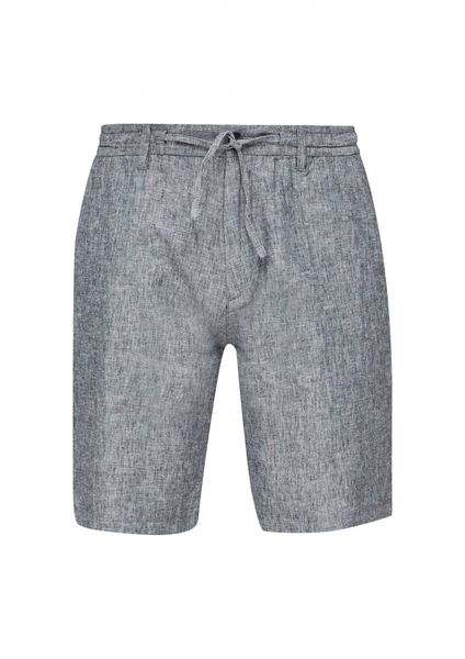 s.Oliver Red Label Detroit relaxed fit linen blend shorts - blue (5955)