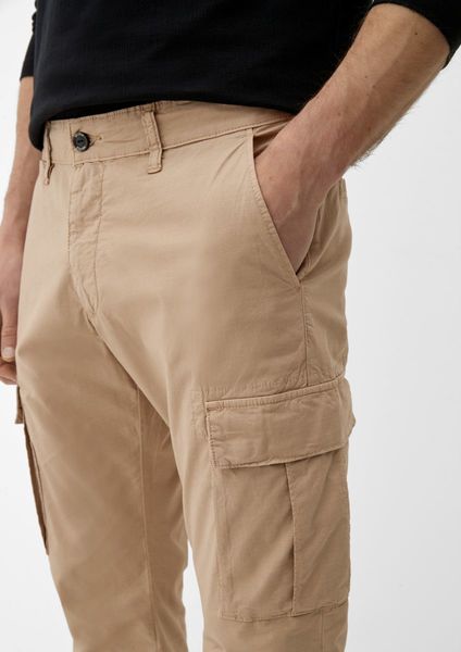 s.Oliver Red Label Regular : pantalon avec poches cargo - brun (8411)