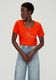 s.Oliver Red Label Baumwollshirt mit Frontprint   - orange (25D0)