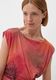 s.Oliver Black Label Mesh dress with plissé pleats - pink/orange (20A0)