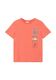 s.Oliver Red Label Jersey shirt with graphic print - orange (2350)