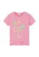 s.Oliver Red Label T-Shirt with glitter effect   - pink (4325)
