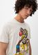 Q/S designed by T-Shirt mit Rolling Stones-Print - beige (03D0)