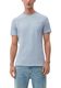 s.Oliver Red Label T-shirt with a piqué texture  - blue (5092)