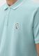 s.Oliver Red Label Polo avec patch  - bleu (6067)