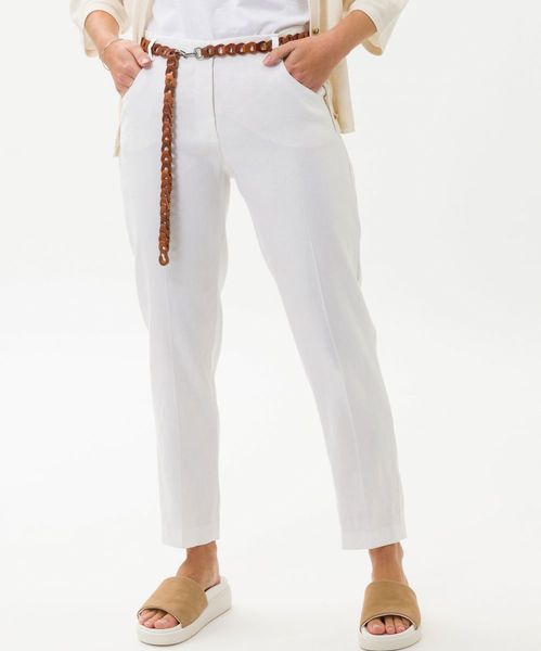 Brax Pantalon - Style Maron - blanc (98)