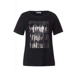 Street One T-shirt avec impression - noir (30001)