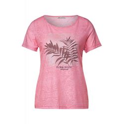 Street One T-shirt avec imprimé partiel - rose (35131)