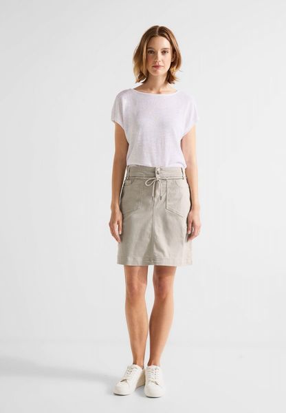 Street One Cargo mini skirt - gray (14637)