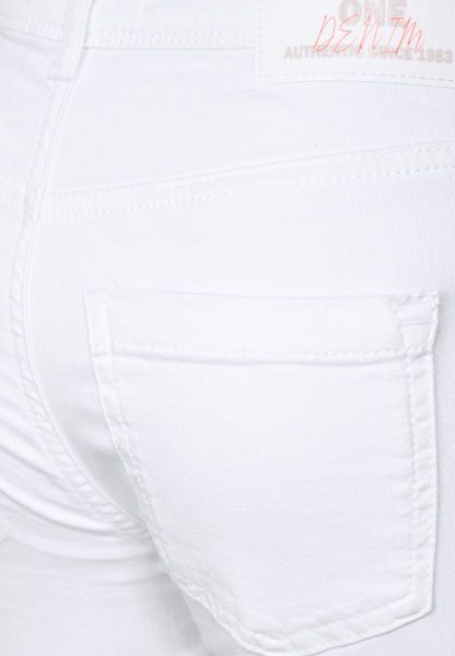Street One White slim fit jeans - white (15121)
