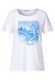Street One T-shirt with part print - white (30000)