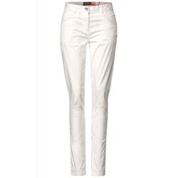 Cecil Pantalon Casual Fit - Style Scarlett - blanc (13474)