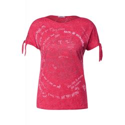 Cecil T-shirt avec détail de nœuds - rouge (34958)