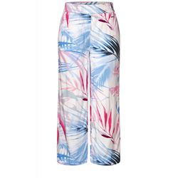 Cecil Casual fit pants with print - white (33474)