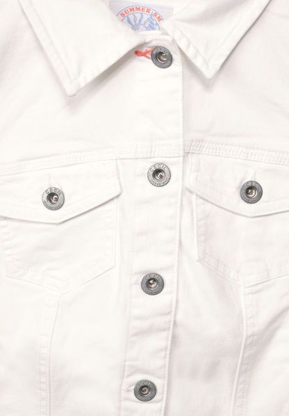 Cecil Gilet en jeans blanc - blanc (10000)