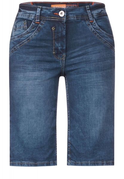 Cecil Short en jean loose fit - bleu (10282)