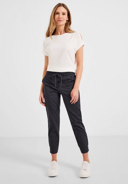 Cecil Casual fit stretch pants - gray (12538)