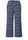 Cecil Casual fit print pants - blue (30128)