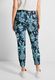 Cecil Casual fit print trousers - blue (30128)