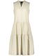 Taifun Cotton linen mix summer dress - beige (09452)