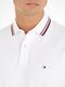 Tommy Hilfiger Polo slim fit en coton bio - blanc (YBR)