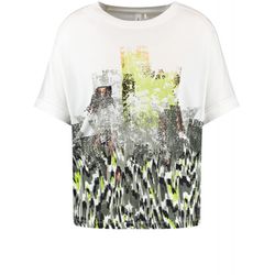 Gerry Weber Edition T-shirt avec imprimé - blanc/noir/vert (05058)