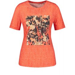 Gerry Weber Edition T-Shirt manches 1/2 - blanc/rouge/orange (06098)