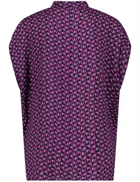 Gerry Weber Edition Blouse with an all-over pattern - blue/pink (08038)