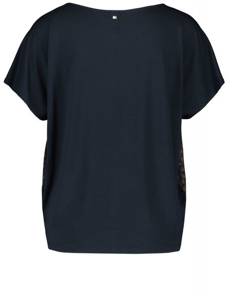 Gerry Weber Edition T-Shirt - Summer darks - bleu/brun (08078)