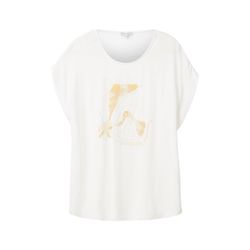 Tom Tailor Jersey T-shirt with print - white (10315)