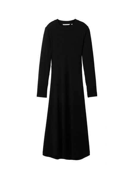 Tom Tailor Denim Kleid mit mit Cut-Out - schwarz (14482)
