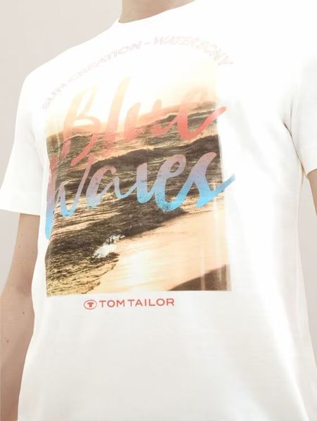 Tom Tailor T-shirt with a photo print - white (10332)