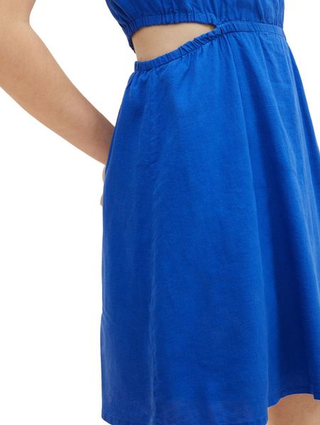 Tom Tailor Denim Mini-Kleid mit Cut-Outs - blau (14531) - XL