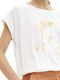 Tom Tailor T-shirt en jersey avec imprimé - blanc (10315)